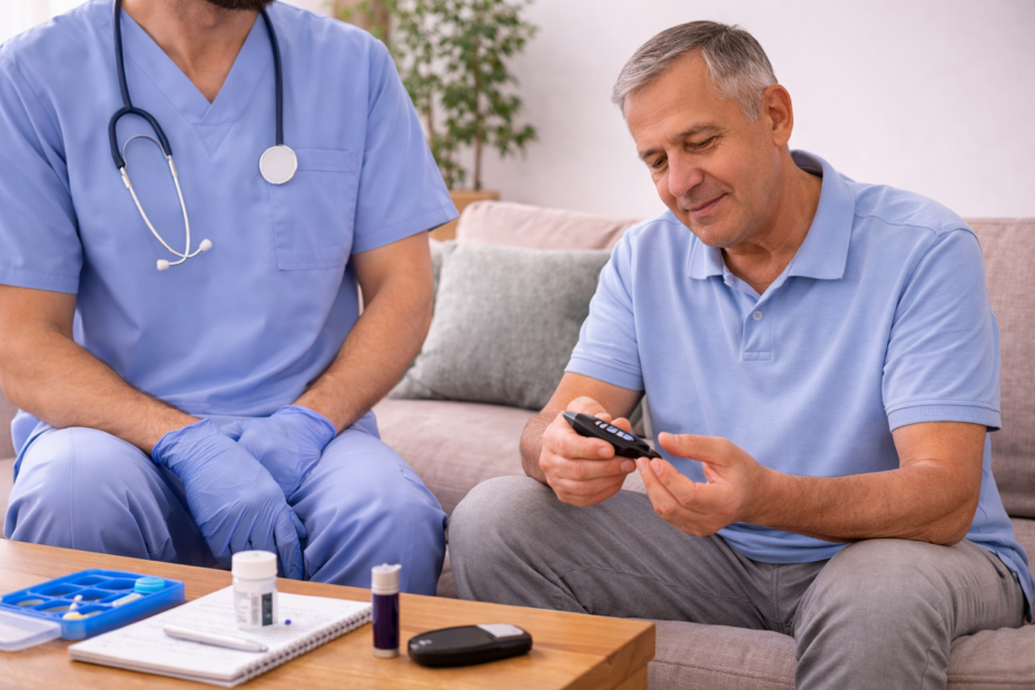 Suivi des patients diabétiques à domicile avec l’équipe infirmière Roberto Lannoye